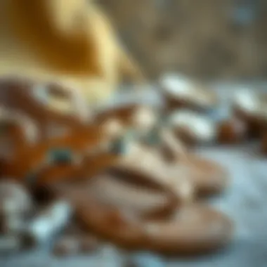 Diverse Materials in Roman Sandal Craftsmanship Various materials used in the crafting of Roman sandals