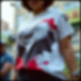 Unique Design Patterns in XXL T-Shirts Stylish XXL ladies t-shirt showcasing unique design patterns