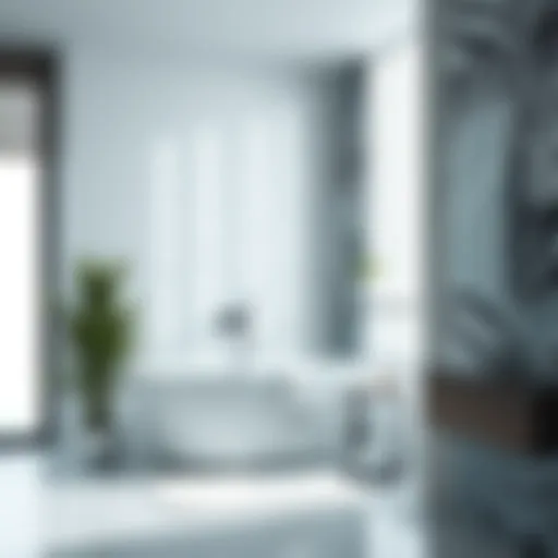 Stylish zebra pattern shower curtain enhancing bathroom decor